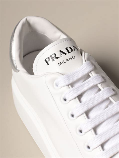 prada schuhe weiss|Prada.